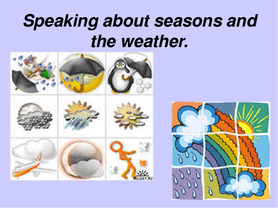 Seasons and weather презентация